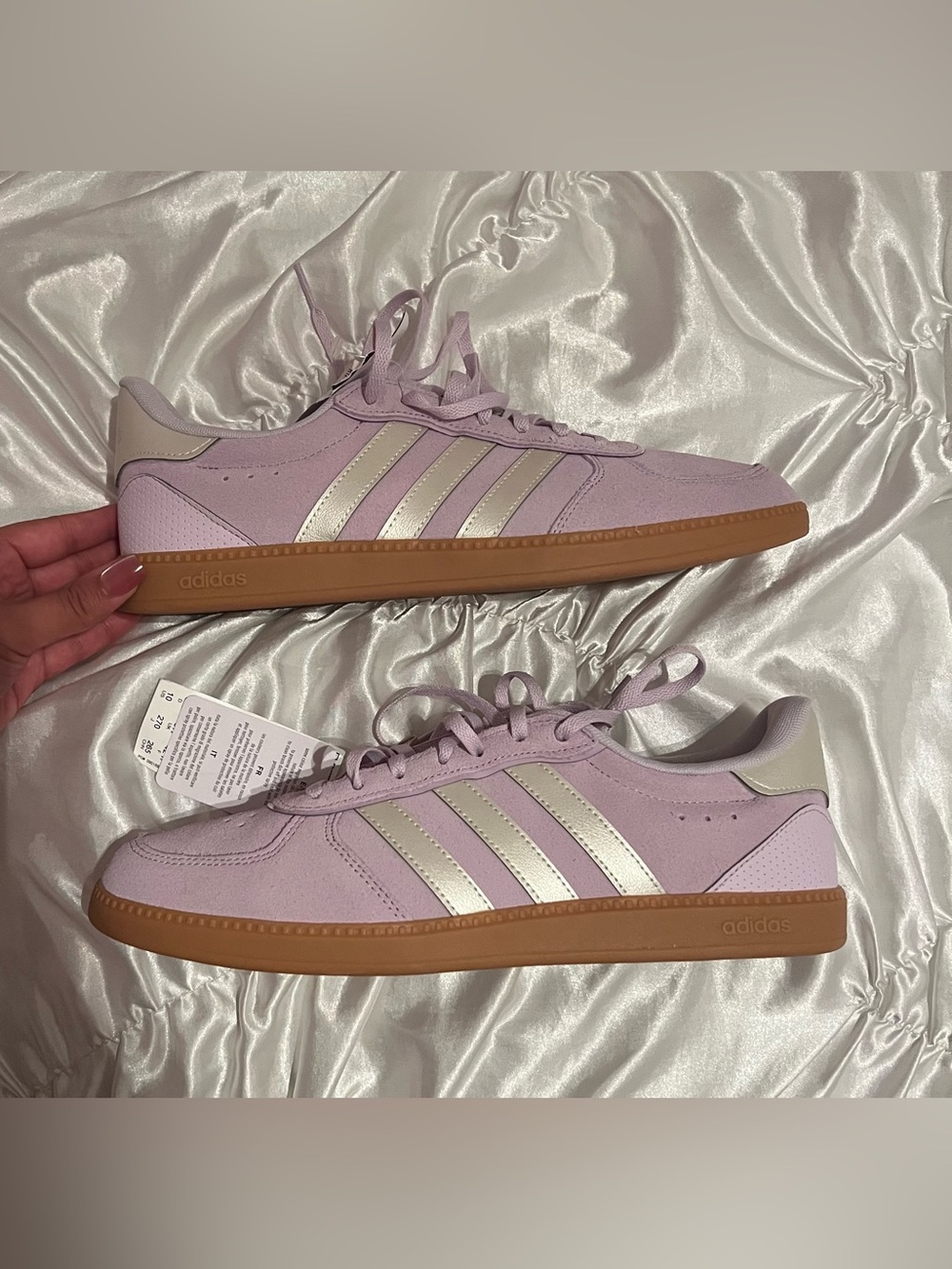 adidas Breaknet Sleek Shoes in lavendar